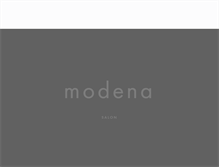 Tablet Screenshot of modenasalon.com